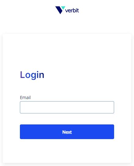 verbit login
